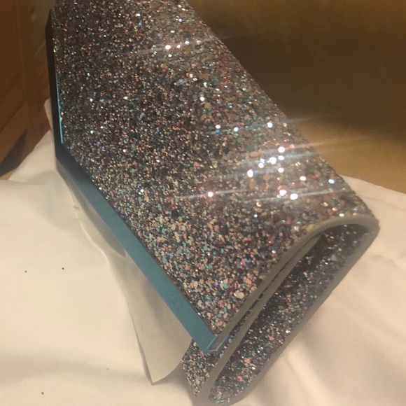 COPY - Jimmy Choo Emmie Coarse Glitter Clutch - Picture 3 of 9